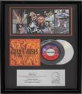 GUNS N ROSES SIGNED DOUBLE PLATINUM RECORD AWARD