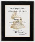 STEELY DAN GRAMMY NOMINATION PLAQUE