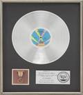 ELECTRIC LIGHT ORCHESTRA PLATINUM RECORD AWARD