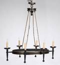 MEAT LOAF GOTHIC STYLE IRON CHANDELIER