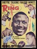 JOE FRAZIER SIGNED 1967 THE RING MAGAZINE