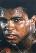 MUHAMMAD ALI SIGNED LARGE COLOR IMAGE