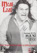 MEAT LOAF SIGNED GERMAN POSTER