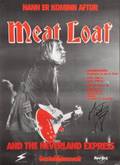 MEAT LOAF SIGNED ICELANDIC POSTER