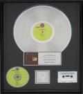 JIMI HENDRIX PLATINUM RECORD AWARD