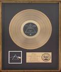 PINK FLOYD GOLD RECORD AWARD
