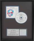 ELTON JOHN AND BERNIE TAUPIN PLATINUM RECORD AWARD