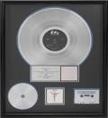 NIRVANA PLATINUM RECORD AWARD