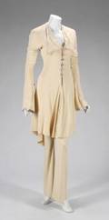 WHITNEY HOUSTON CREAM SUIT