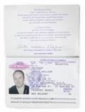 LES PAUL SIGNED PASSPORT