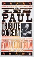 LES PAUL TRIBUTE POSTER
