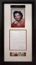 ANN MILLER SIGNED DOCUMENT