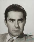 TYRONE POWER SIGNED PHOTOGRAPH
