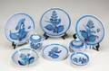GROUP OF VINTAGE GLAZED MEXICAN POTTERY DISHWARE