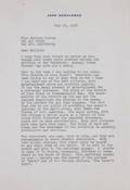 MARILYN MONROE LETTER FROM JEAN NEGULESCO