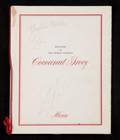 JUDY GARLAND AND PHYLLIS DILLER SIGNED MENU
