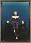 HEDY LAMARR PAINTING BY REGINALD GARDINER