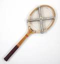 CHARLIE CHAPLIN OWNED TENNIS RACKET AND SHOES
