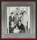PATTI  JERRY LEWIS AND FAMILY CHRISTMAS CARD TO THE CHAPLINS