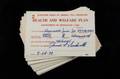 GROUP OF SIGNED DIRECTORS GUILD CARDS