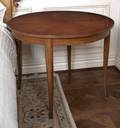 ROUND WOODEN OCCASIONAL TABLE