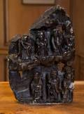 CARVED ASIAN OBSIDIAN SCULPTURE