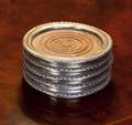 STERLING AND WOOD COASTERS