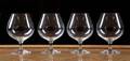 SET OF FOUR BRANDY SNIFTERS