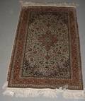 17 Hand Knotted Silk Persian Rug