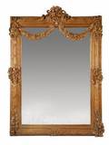 LOUIS XVI STYLE GILT MIRROR