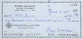 BARRY MANILOW SIGNED CHECK