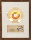 THE BEATLES GOLD SINGLE AWARD
