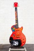 JIMI ROCKS GUITAR SCULPTURE  BRUCE BERMUDEZ