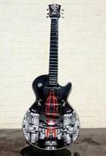 PRINCE OF DARKNESS GUITAR SCULPTURE  NIC ADAMS