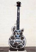 MICKEYS GARDEN GUITAR SCULPTURE  MARK MAHONEY