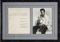 ELVIS PRESLEY GLADYS MUSIS SIGNED DOCUMENT