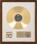 THE BEATLES GOLD RECORD AWARD