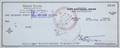BERNIE TAUPIN SIGNED CHECK