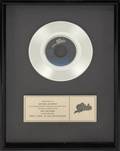 MICHAEL JACKSON INHOUSE GOLD RECORD AWARD