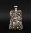 Sterling Flask with Knight Motif