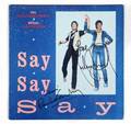 MICHAEL JACKSON AND PAUL McCARTNEY SIGNED ALBUM