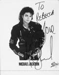 MICHAEL JACKSON SIGNED PHOTOGRAPH