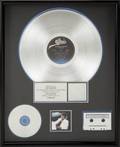 MICHAEL JACKSON PLATINUM RECORD AWARD