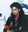 MICHAEL JACKSON SIGNED PHOTOGRAPH