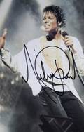 MICHAEL JACKSON SIGNED VICTORY TOUR IMAGE