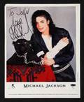 MICHAEL JACKSON SIGNED PHOTOGRAPH