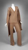 JULIE ANDEWS HOUR BROWN KNIT ENSEMBLE
