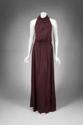 JULIE ANDREWS HOUR BROWN KNIT DRESS