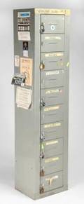 LAW  ORDER  CRIMINAL INTENT WEAPON LOCKER FROM MAJOR CRIME SQUAD ROOM