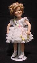 3043 Shirley Temple Doll by Elke Hutchers White Dress